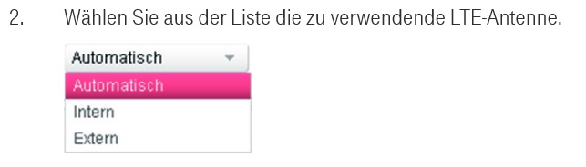 Hybridrouter Telekom LTE Antennenumschaltung Hybridrouter Telekom Antennenumschaltung