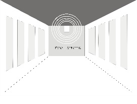 Innenantenne an der Wand Innenantenne für lange Gänge