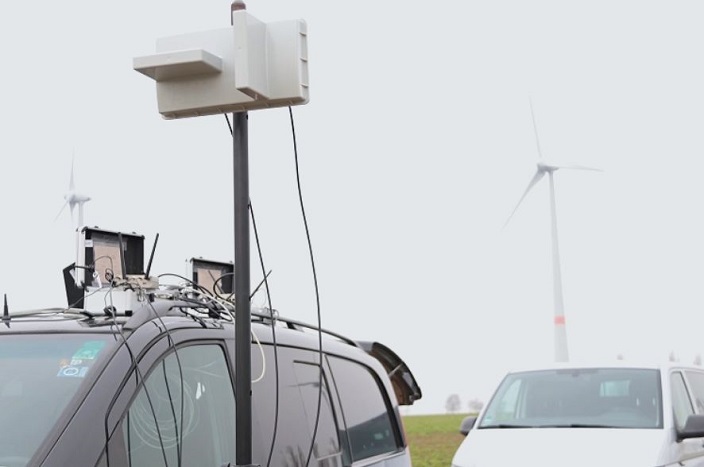 5G Antenne im Einsatz 5G Antenne im Einsatz
