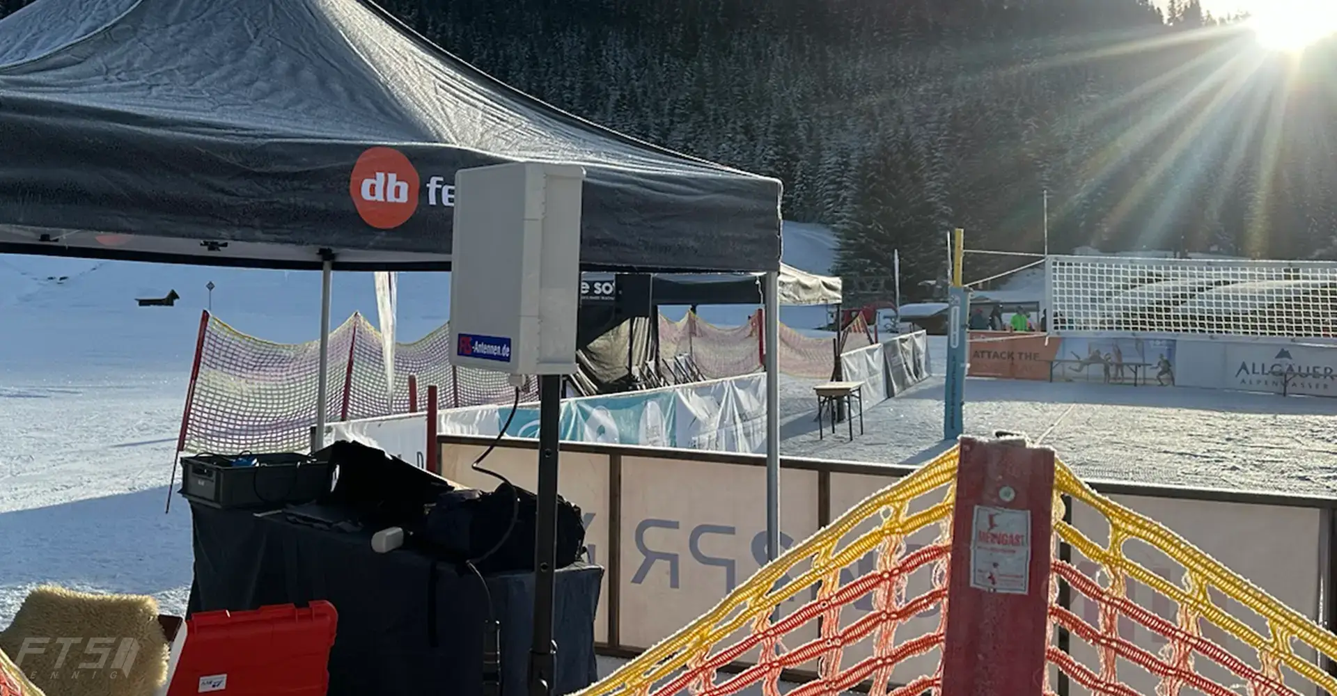 Kälte-Härtetest bei der German Snow-Volleyball-Tour in Balderschwang