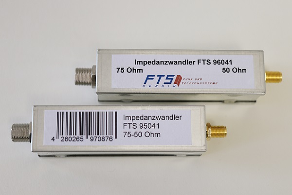 Impedanzwandler 50-75 Ohm