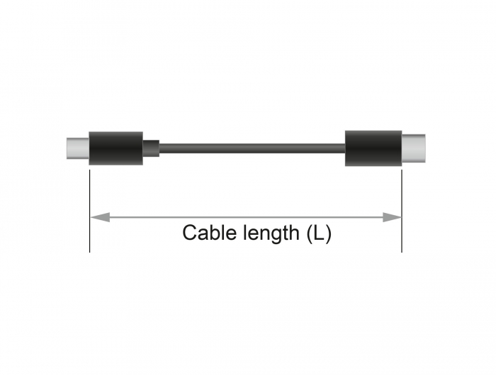 Delock USB 2.0 Kabel Typ-A zu Type-C 2 m