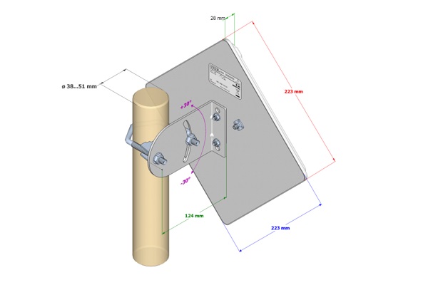 LoRa Panel 8 Patchantenne