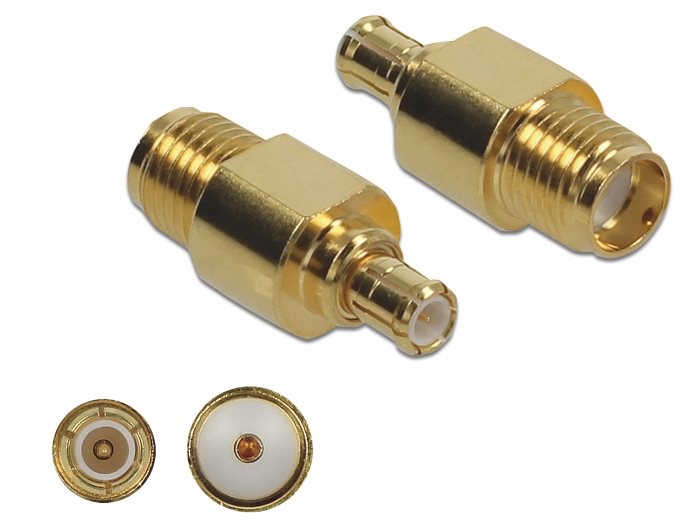 Delock Adapter SMA Buchse zu MCX Stecker 10 GHz